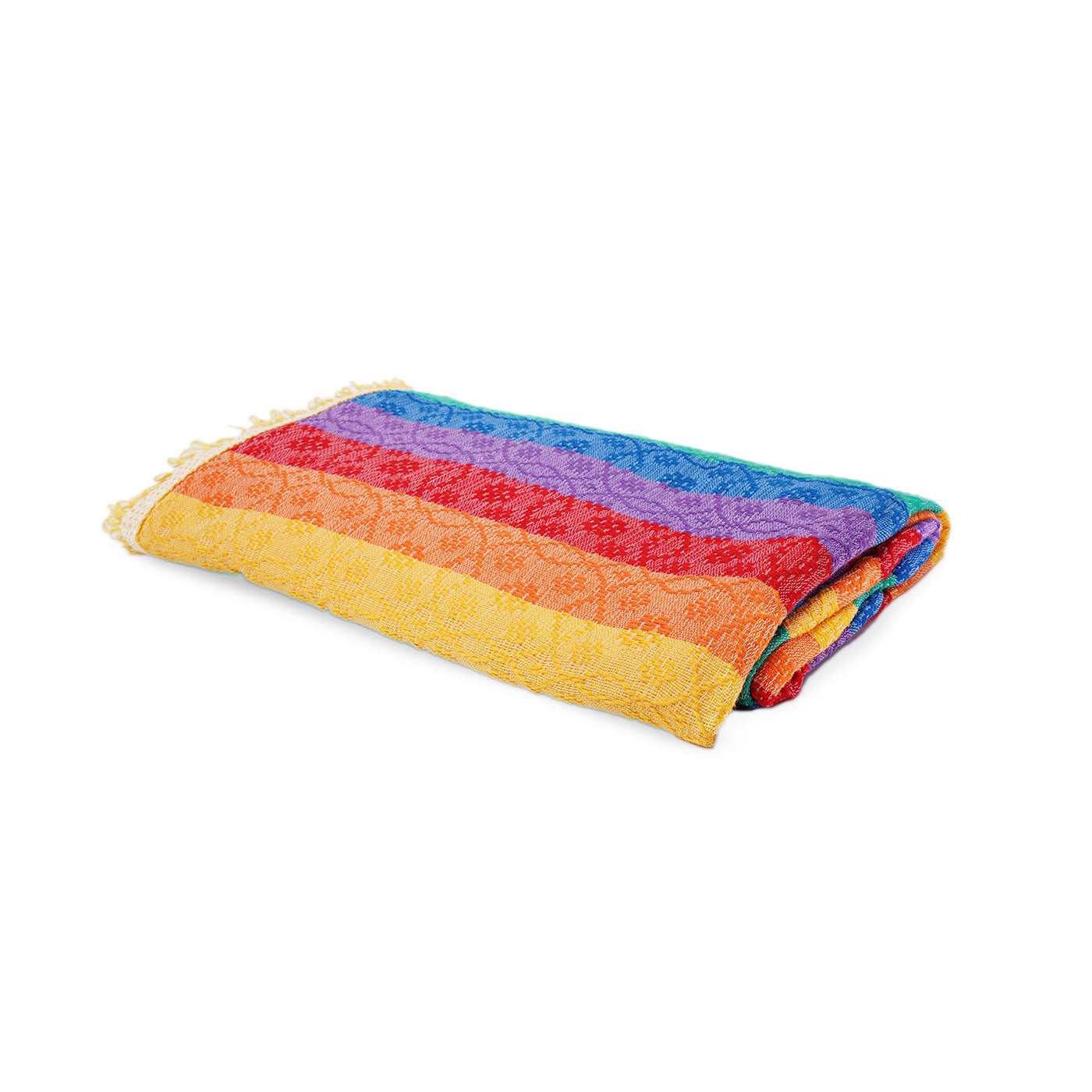 Handwoven Rainbow Blanket (Rainbow Solid)
