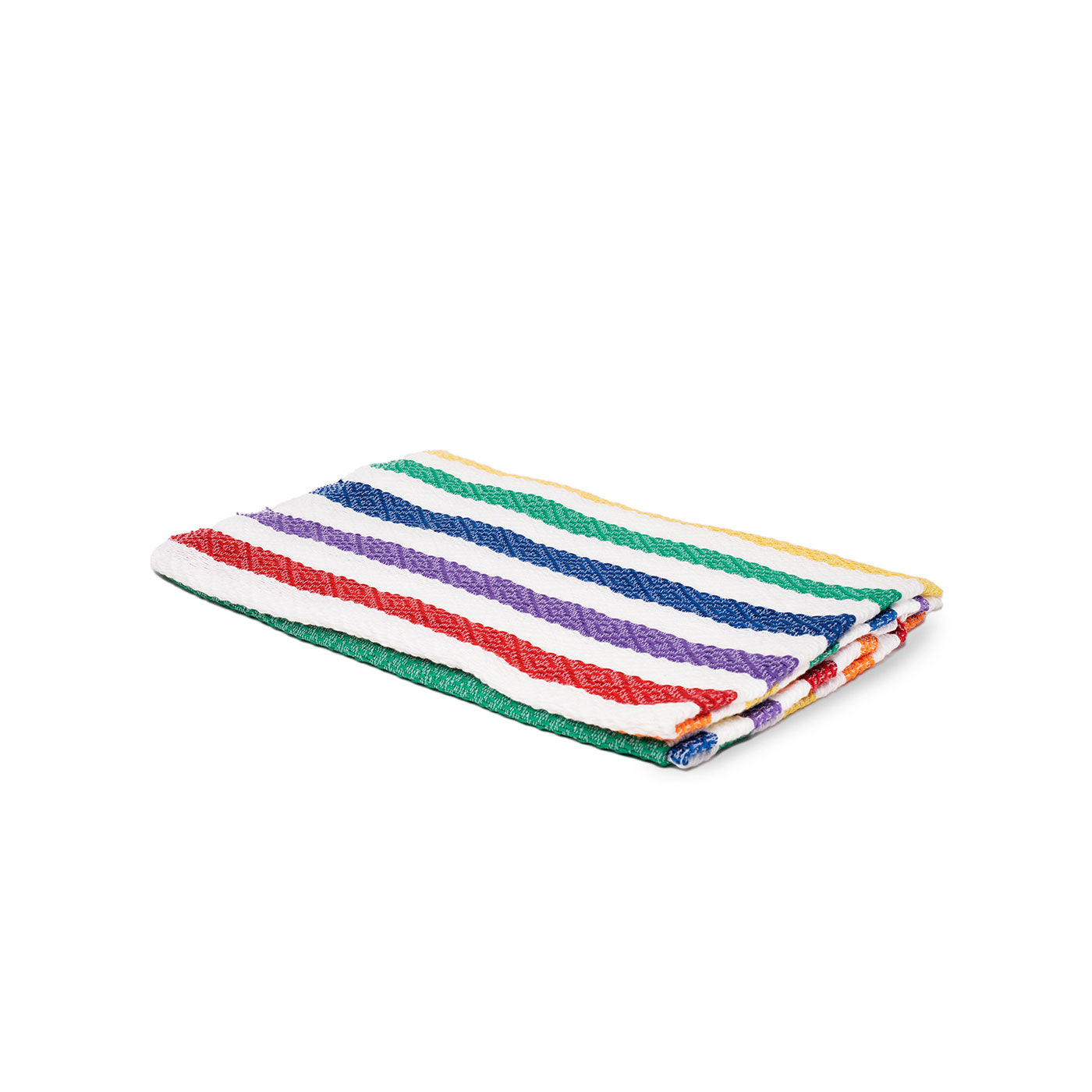 Inabel Rainbow Towel (White)